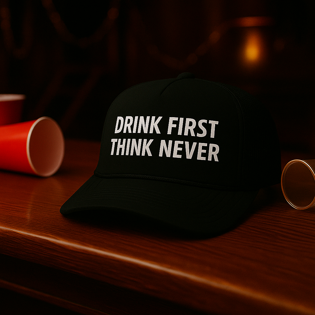 Drink First Think Never